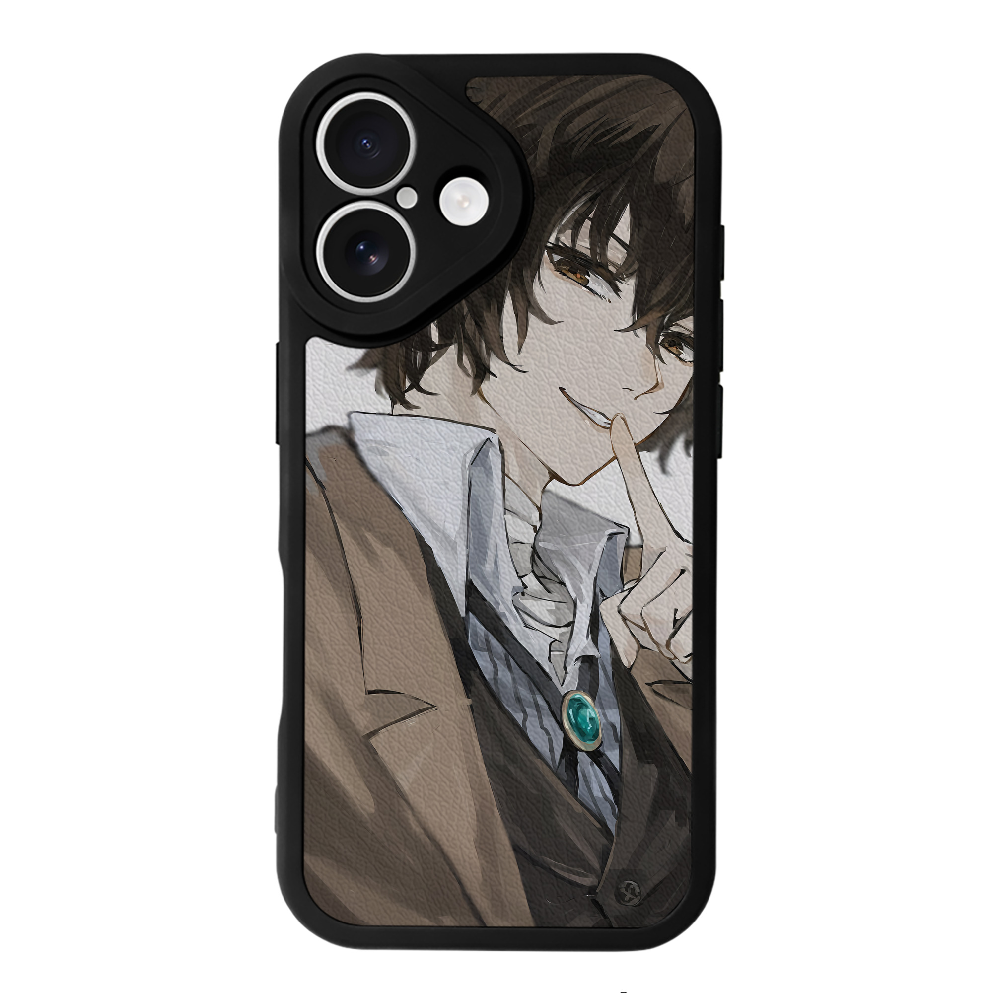 （画像用） 文豪ストレイドッグス Bungo Stray Dogs 【iPhone 16シリーズ対応】シリコンスマホケース（レザー調） 材質：シリコン